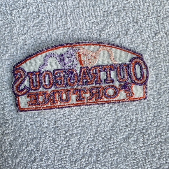 Disney Outrageous Fortune Patch - Orange and Purple - Picture 3 of 6